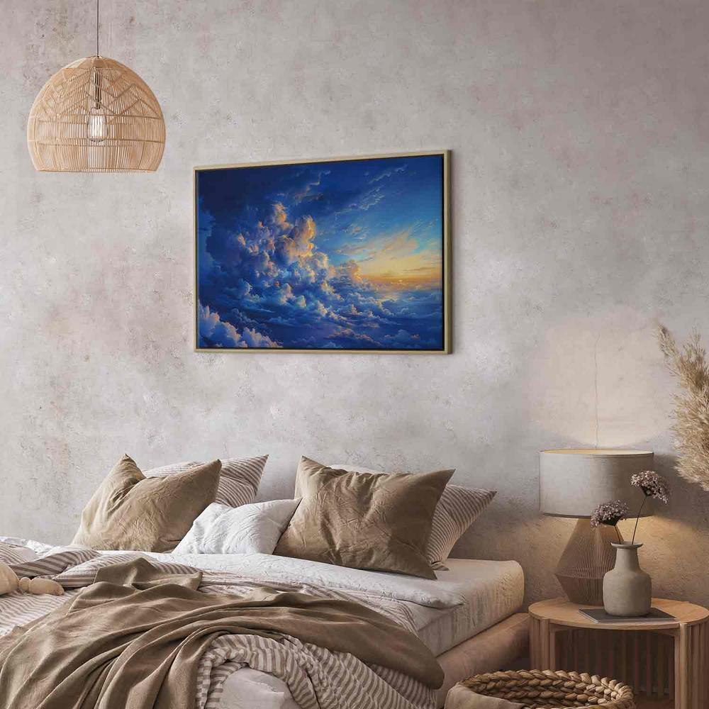 Canvas Print - When the Sky Becomes a Canvas: Artistic Creation of Nature in the Clouds