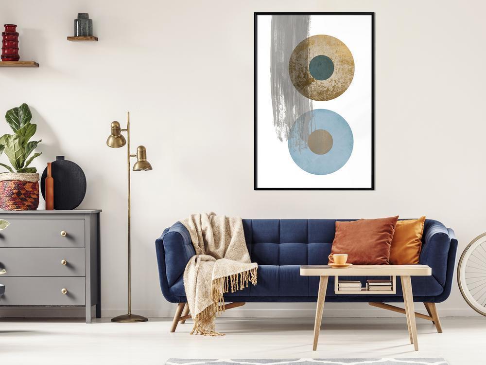 Abstract Poster Frame - Favourite Records-artwork for wall with acrylic glass protection