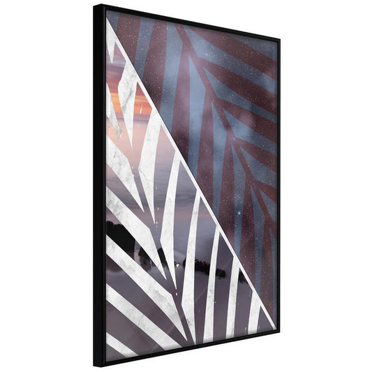 Botanical Wall Art - Day and Night in the Jungle-artwork for wall with acrylic glass protection