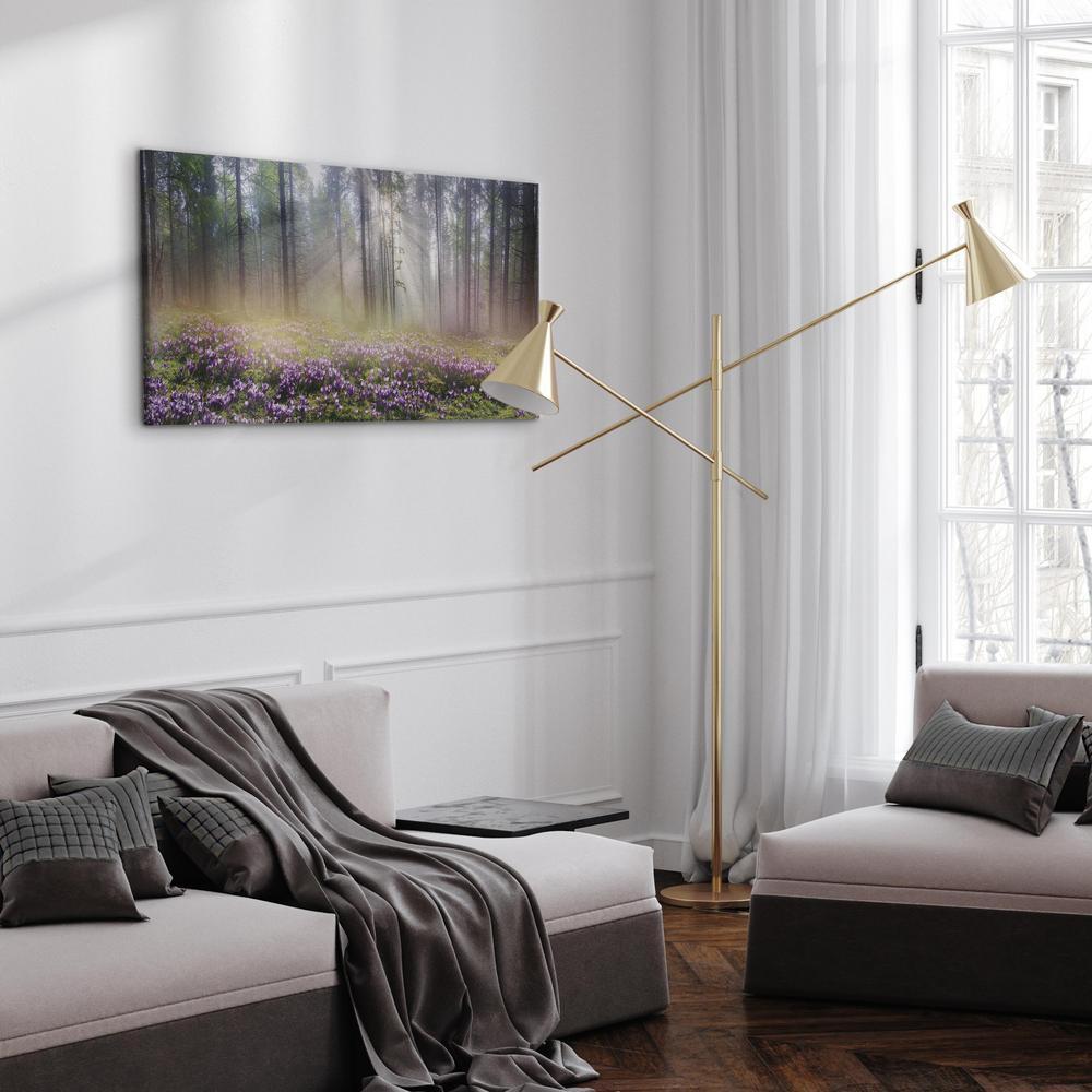 Canvas Print - Purple Meadow (1 Part) Wide-ArtfulPrivacy-Wall Art Collection