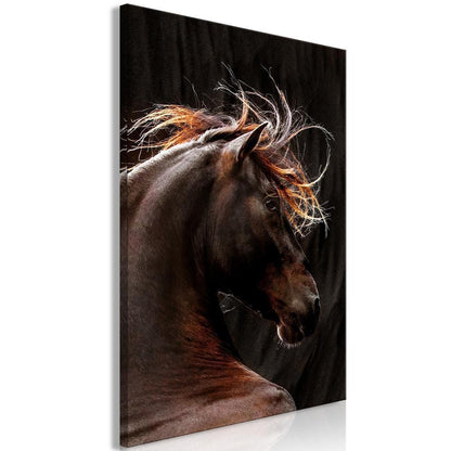 Canvas Print - Fiery Wind (1 Part) Vertical-ArtfulPrivacy-Wall Art Collection