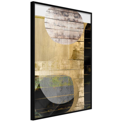 Abstract Poster Frame - Sunny Living Room-artwork for wall with acrylic glass protection