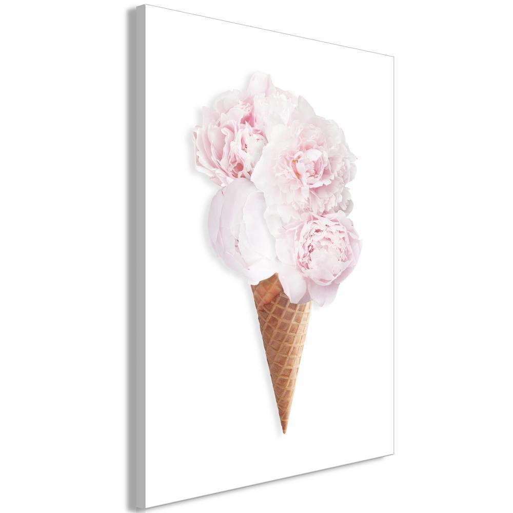 Canvas Print - Flower Flavor (1 Part) Vertical-ArtfulPrivacy-Wall Art Collection