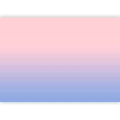 Wall Mural - Pink Dawn - Gradient Background from Pink to Cool Blue