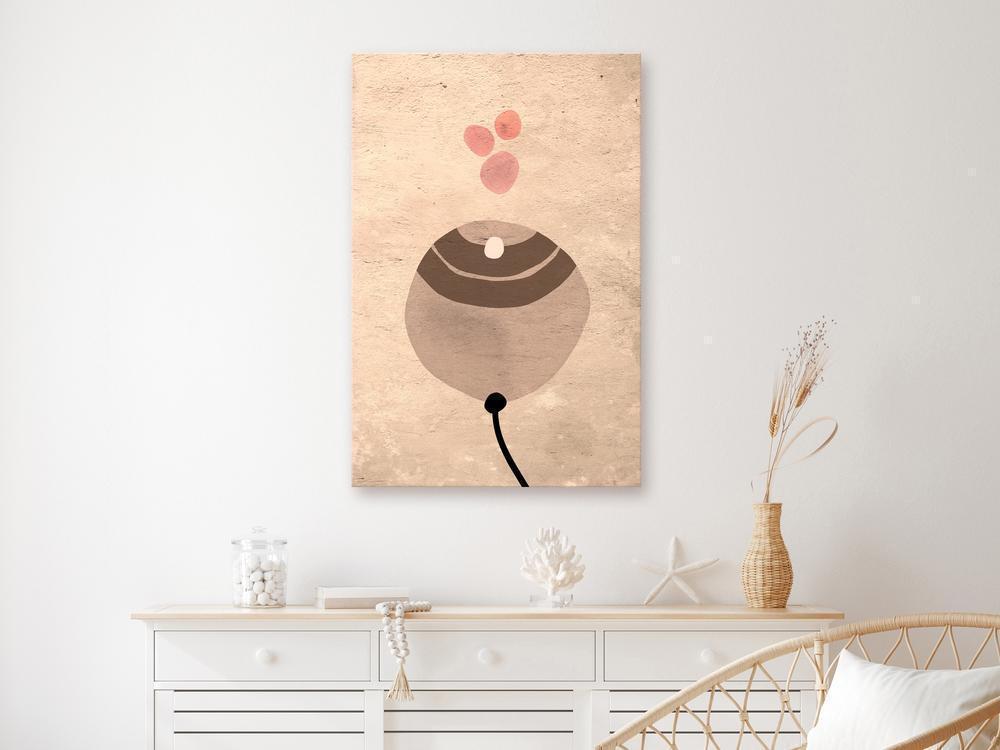 Canvas Print - Sand Balloon (1 Part) Vertical-ArtfulPrivacy-Wall Art Collection