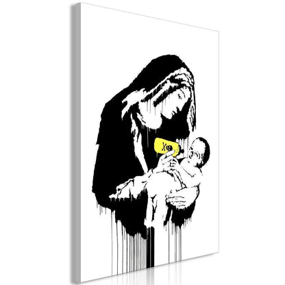 Canvas Print - Nursing Mother (1 Part) Vertical-ArtfulPrivacy-Wall Art Collection