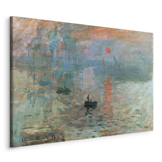 Canvas Print - Impression, Sunrise - Claude Monet’s Painted Landscape of the Port