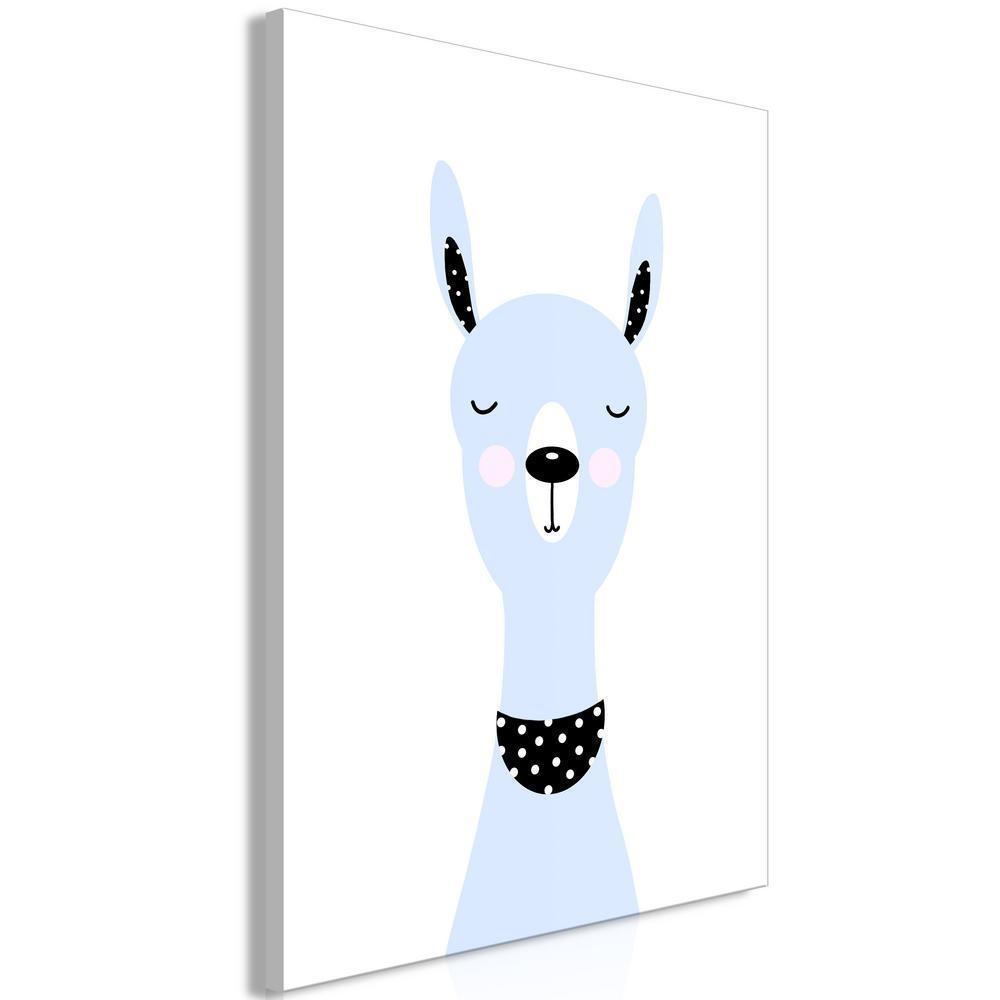 Canvas Print - Lovely Llama (1 Part) Vertical-ArtfulPrivacy-Wall Art Collection