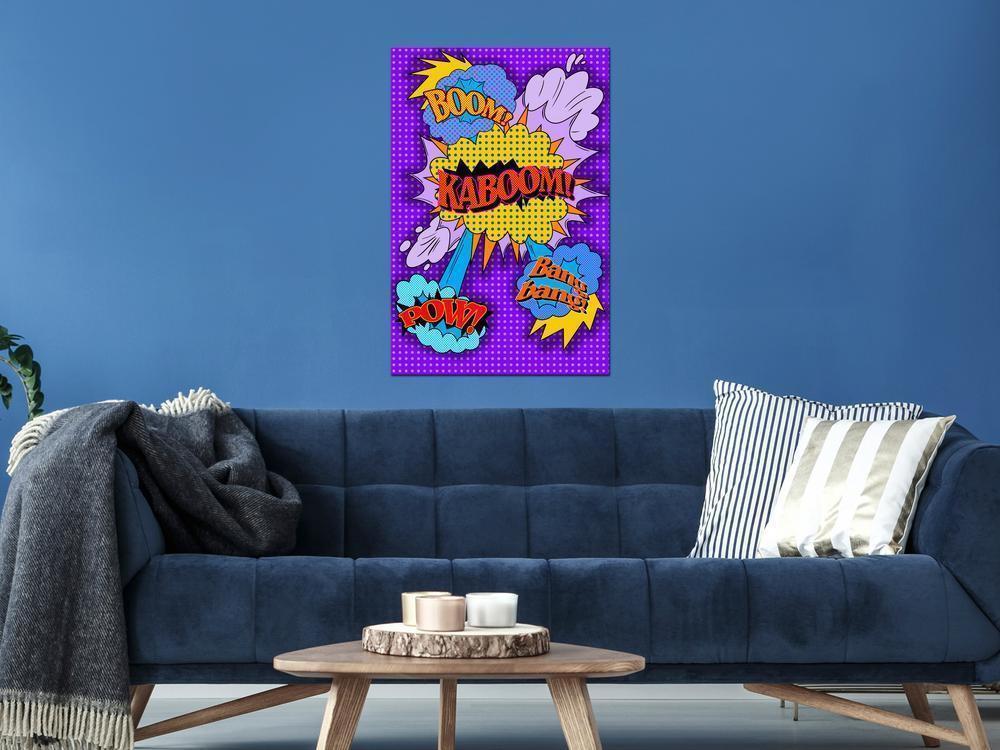 Canvas Print - Kaboom! (1 Part) Vertical