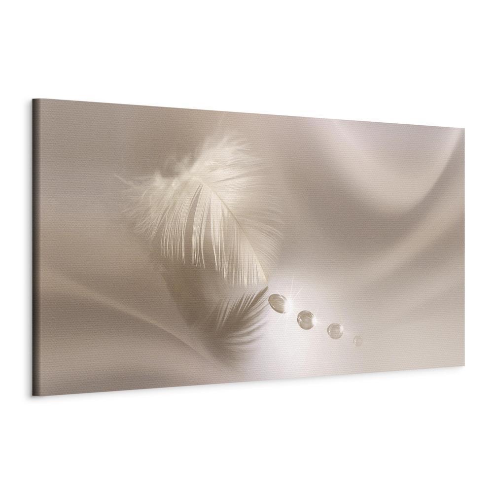 Canvas Print - Delicate Feather-ArtfulPrivacy-Wall Art Collection