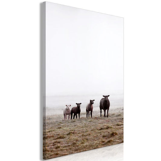 Canvas Print - Friends in the Morning (1 Part) Vertical