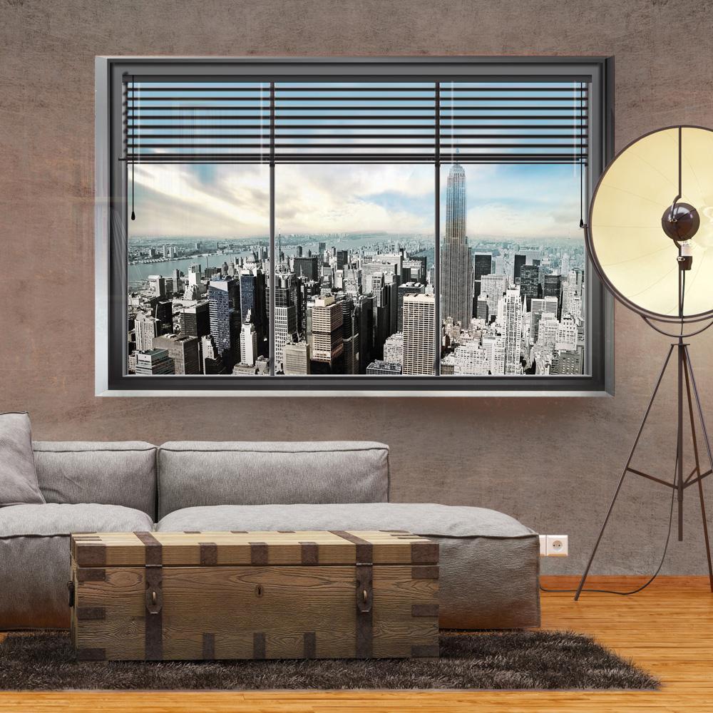 Wall Mural - New York window-Wall Murals-ArtfulPrivacy