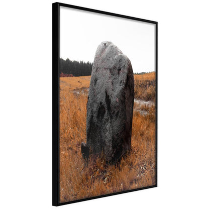 Autumn Framed Poster - Meeting Stone-artwork for wall with acrylic glass protection
