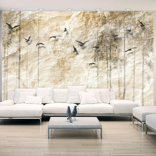 Wall Mural - Paper World-Wall Murals-ArtfulPrivacy