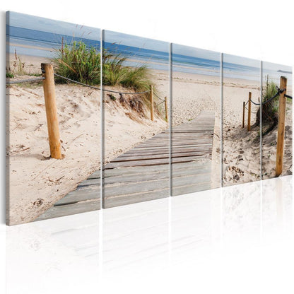 Canvas Print - Beach After Rain-ArtfulPrivacy-Wall Art Collection