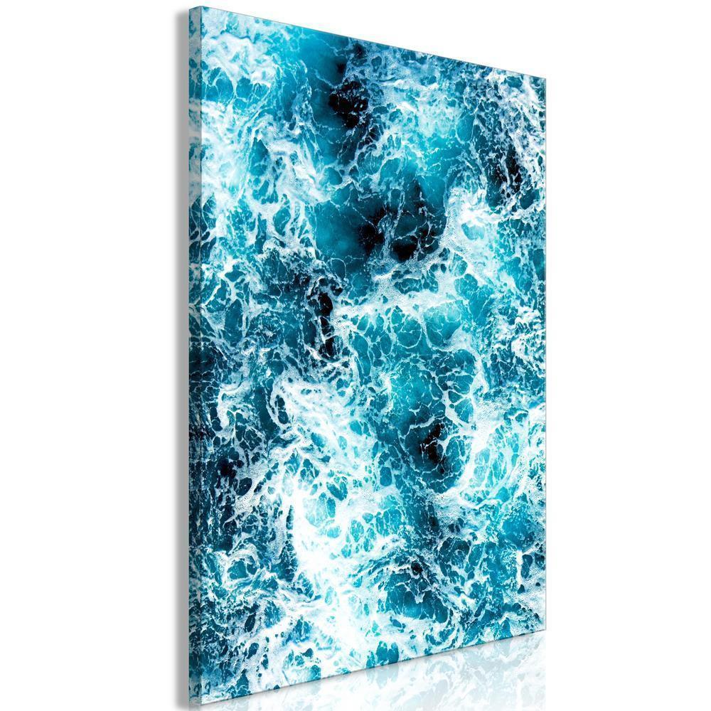 Canvas Print - Sea Currents (1 Part) Vertical-ArtfulPrivacy-Wall Art Collection