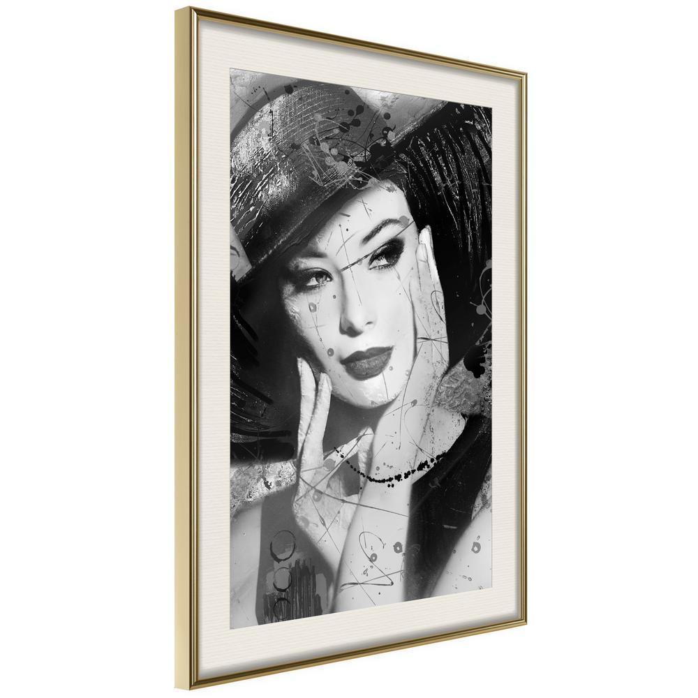 Wall Decor Portrait - Extraordinary Beauty-artwork for wall with acrylic glass protection