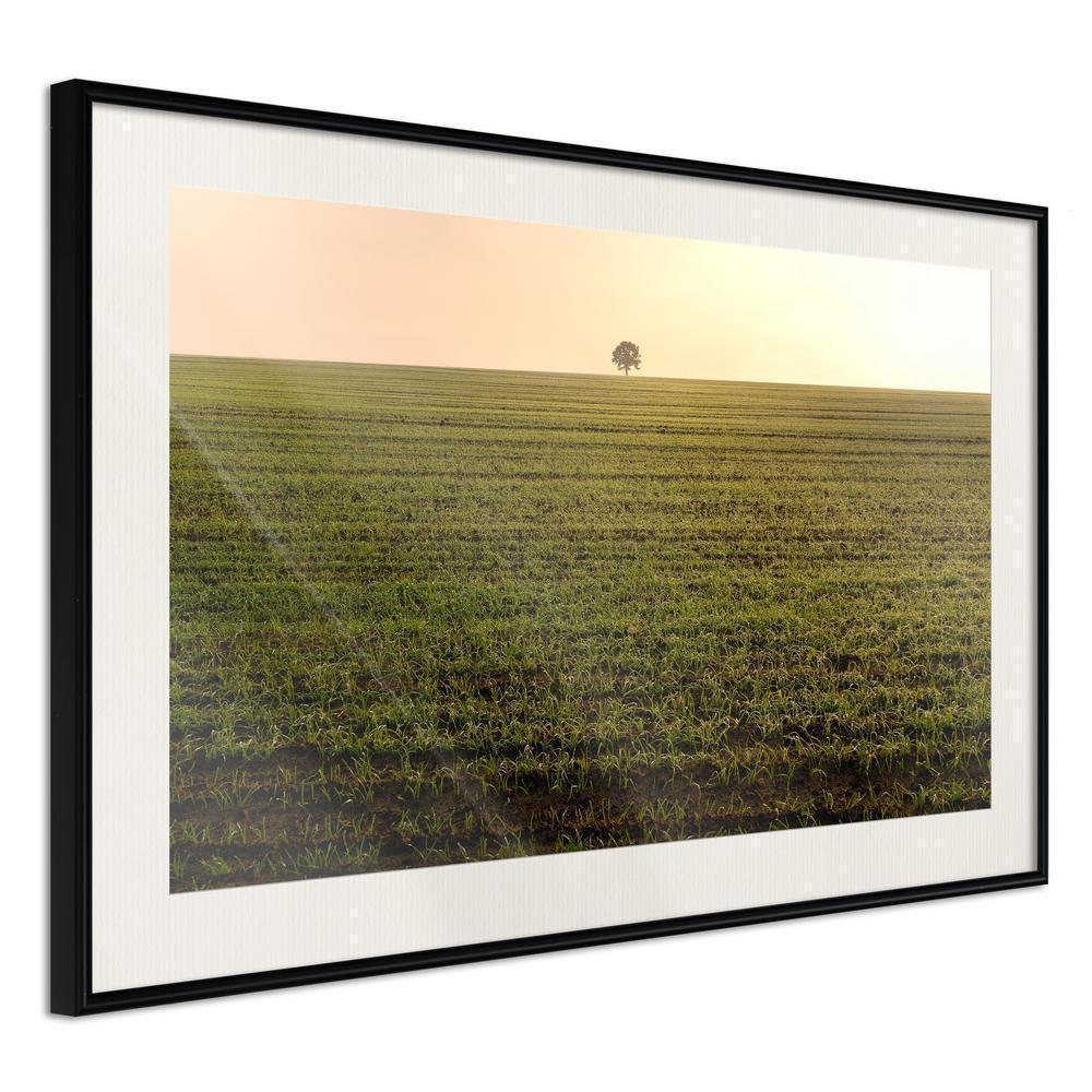 Framed Art - Farmland-artwork for wall with acrylic glass protection