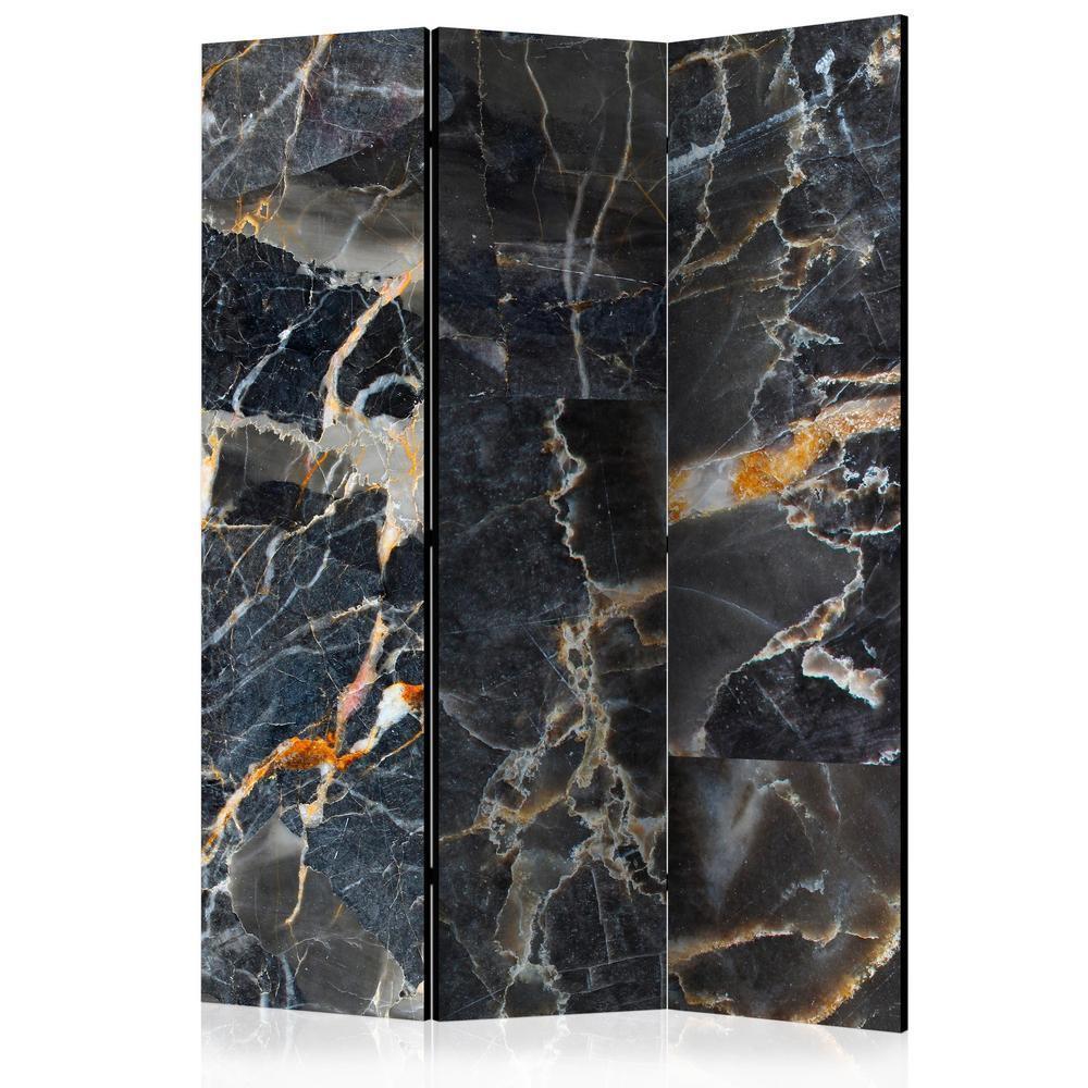 Room Divider - Black Marble