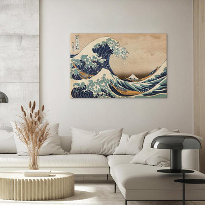 Canvas Print - The Great Wave off Kanagawa (Reproduction)-ArtfulPrivacy-Wall Art Collection