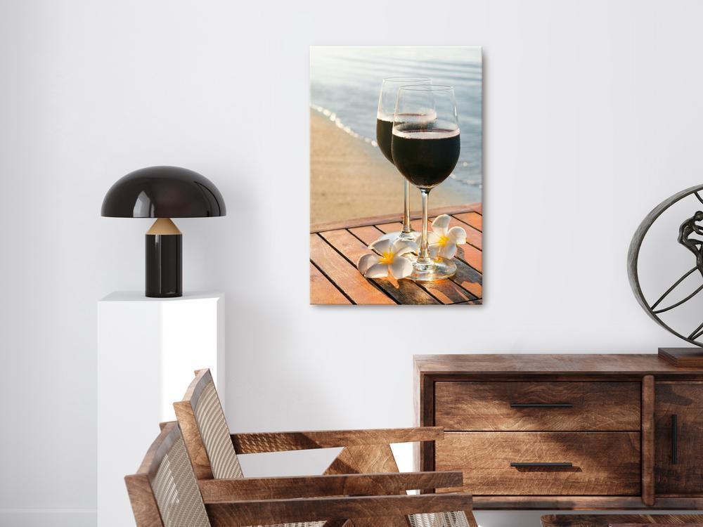 Canvas Print - Love Refreshment (1 Part) Vertical-ArtfulPrivacy-Wall Art Collection