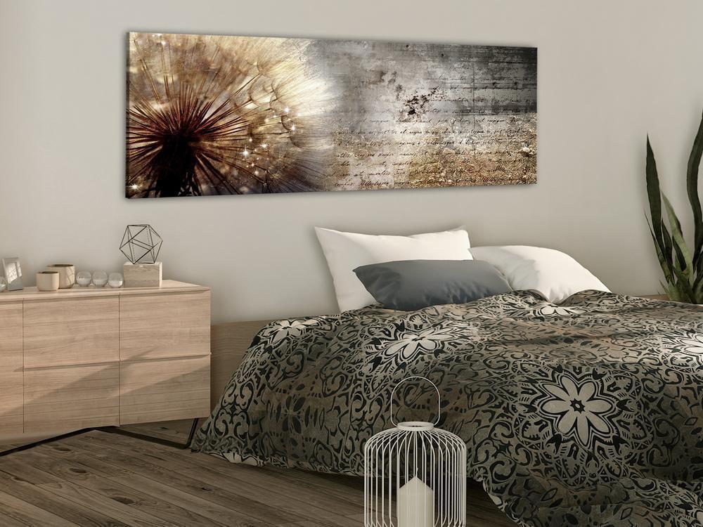 Canvas Print - Dandelion on Concrete-ArtfulPrivacy-Wall Art Collection