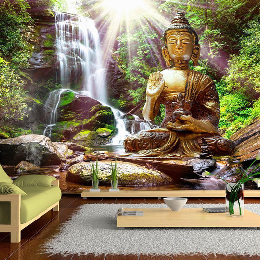 Wall Mural - Forest Prayer-Wall Murals-ArtfulPrivacy