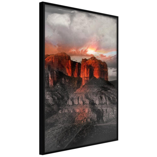 Framed Art - Power of Nature-artwork for wall with acrylic glass protection