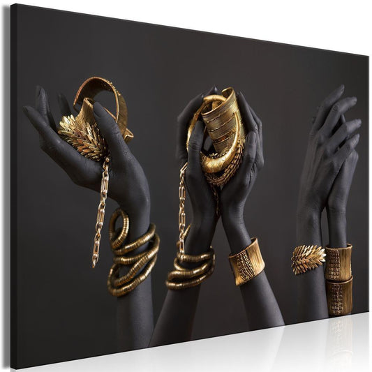 Canvas Print - Midass Touch (1 Part) Wide-ArtfulPrivacy-Wall Art Collection