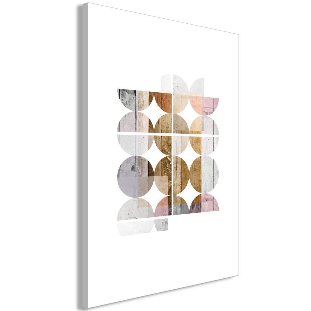 Canvas Print - Harmonious Shape (1 Part) Vertical-ArtfulPrivacy-Wall Art Collection