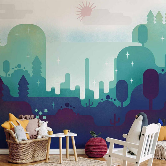 Wall Mural - Fairy-Tale Landscape