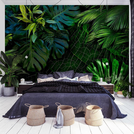 Wall Mural - Dark Jungle-Wall Murals-ArtfulPrivacy