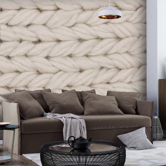 Wall Mural - Real Wool - Third Variant-Wall Murals-ArtfulPrivacy