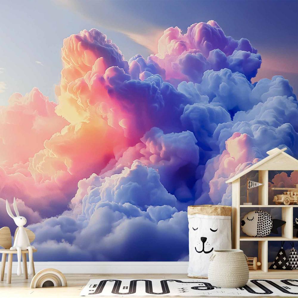 Wall Mural - Clouds Like Painted: Artistic Brushes of Dawn Painting the Sky