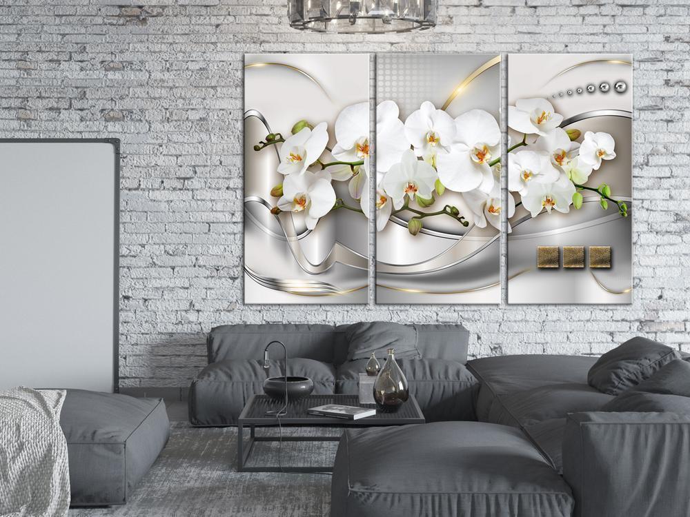 Canvas Print - Blooming Orchids I-ArtfulPrivacy-Wall Art Collection