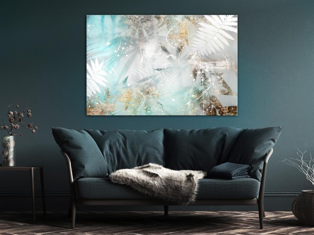 Impression sur toile - Rêve turquoise (1 partie) Large