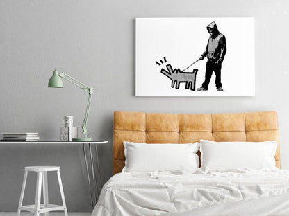 Canvas Print - Dog Art (1 Part) Vertical-ArtfulPrivacy-Wall Art Collection