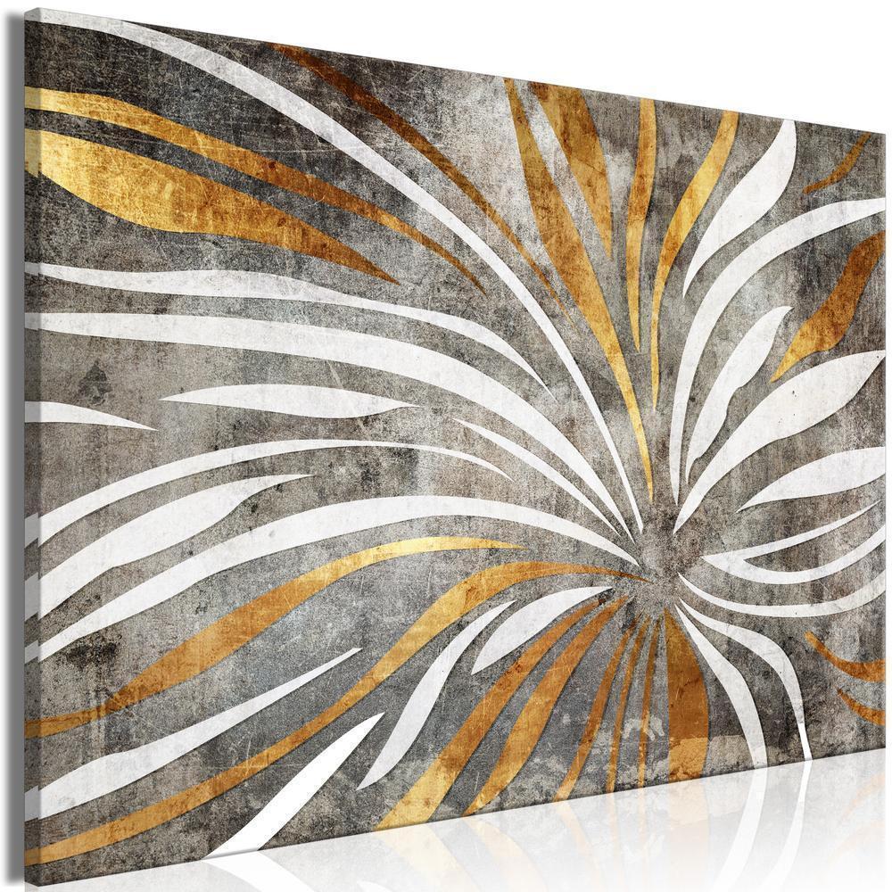 Canvas Print - Night Flower (1 Part) Wide-ArtfulPrivacy-Wall Art Collection