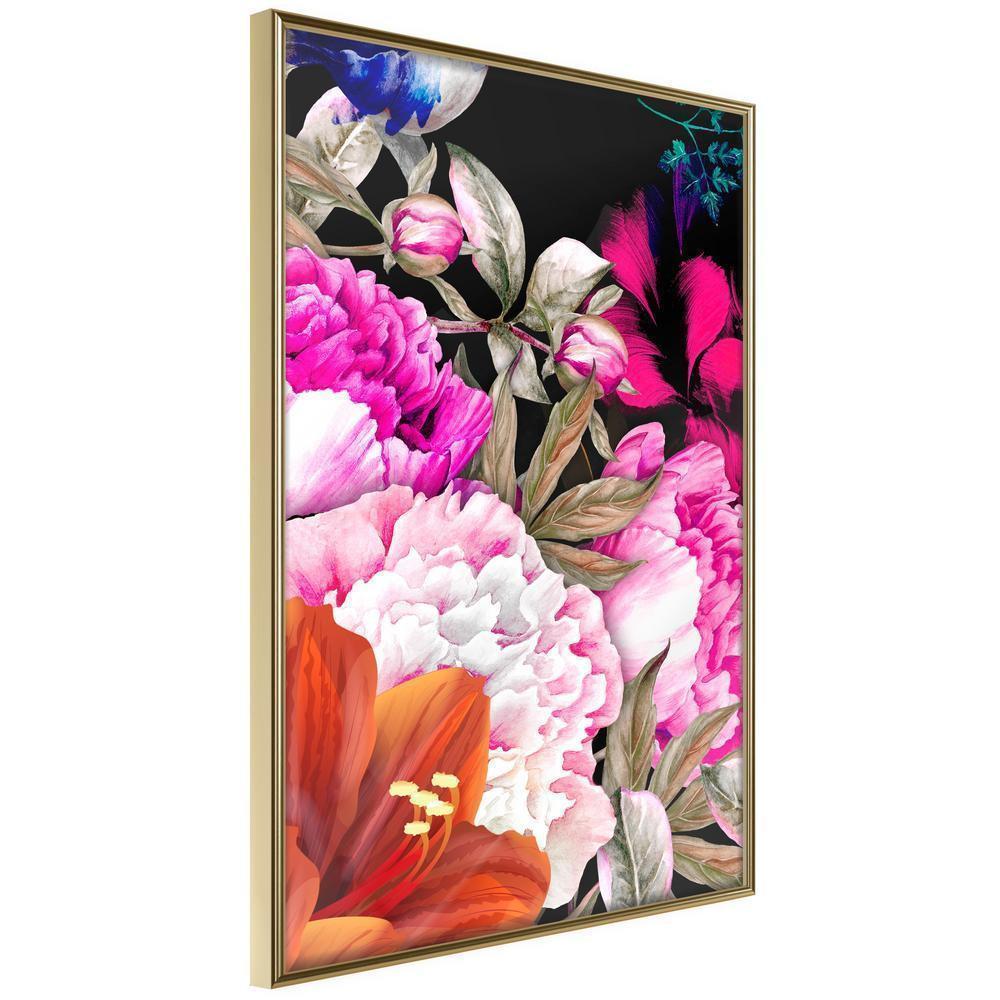 Botanical Wall Art - Summer Night's Dream III-artwork for wall with acrylic glass protection