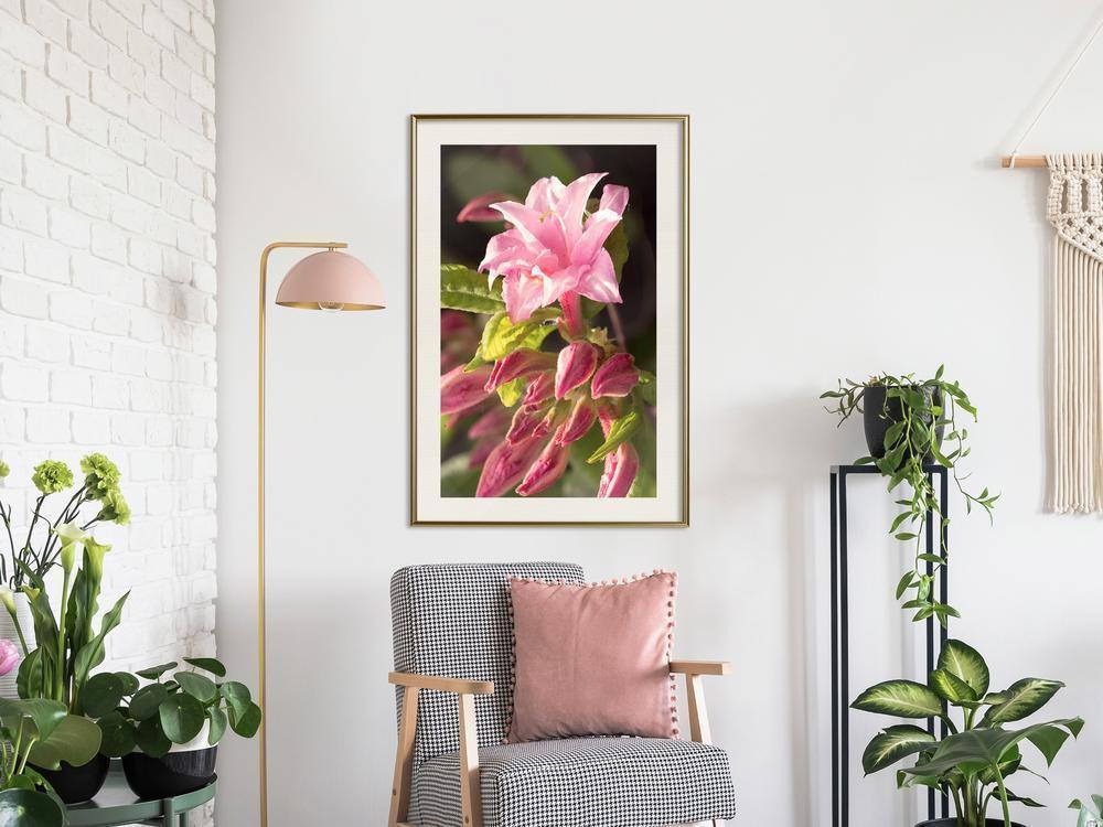 Botanical Wall Art - Garden's Centerpiece-artwork for wall with acrylic glass protection