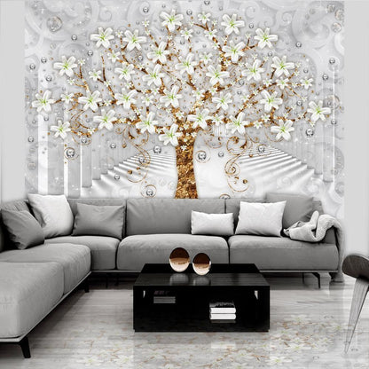 Wall Mural - Tree in the Tunnel-Wall Murals-ArtfulPrivacy