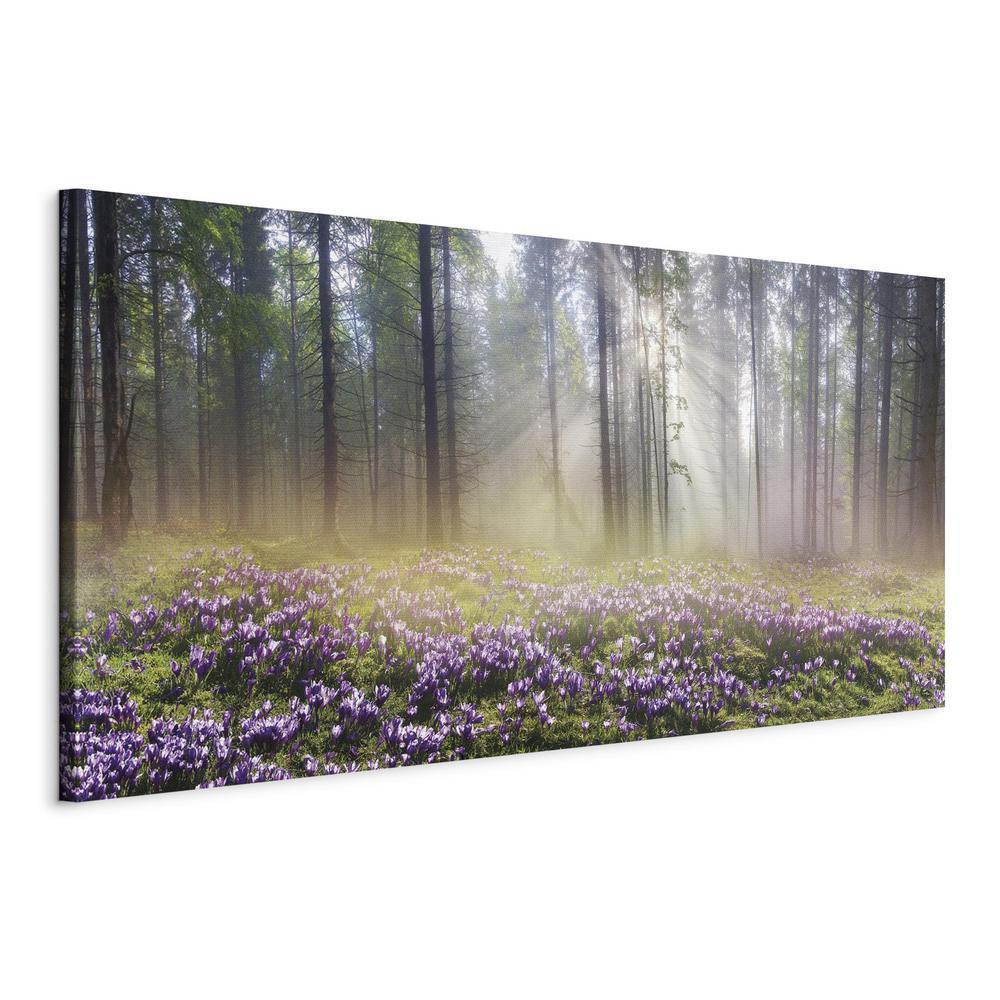 Canvas Print - Purple Meadow (1 Part) Wide-ArtfulPrivacy-Wall Art Collection