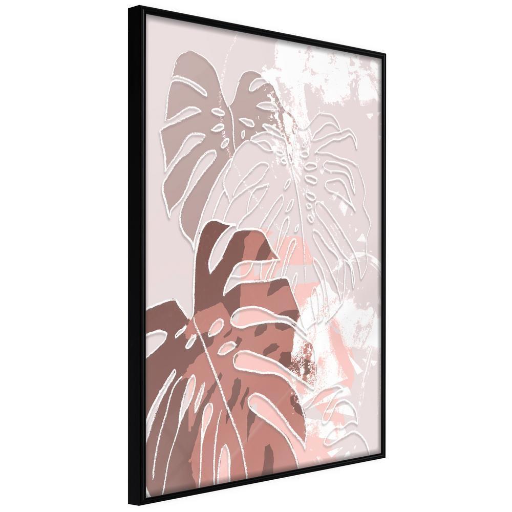 Botanical Wall Art - Monsteras Gathering-artwork for wall with acrylic glass protection