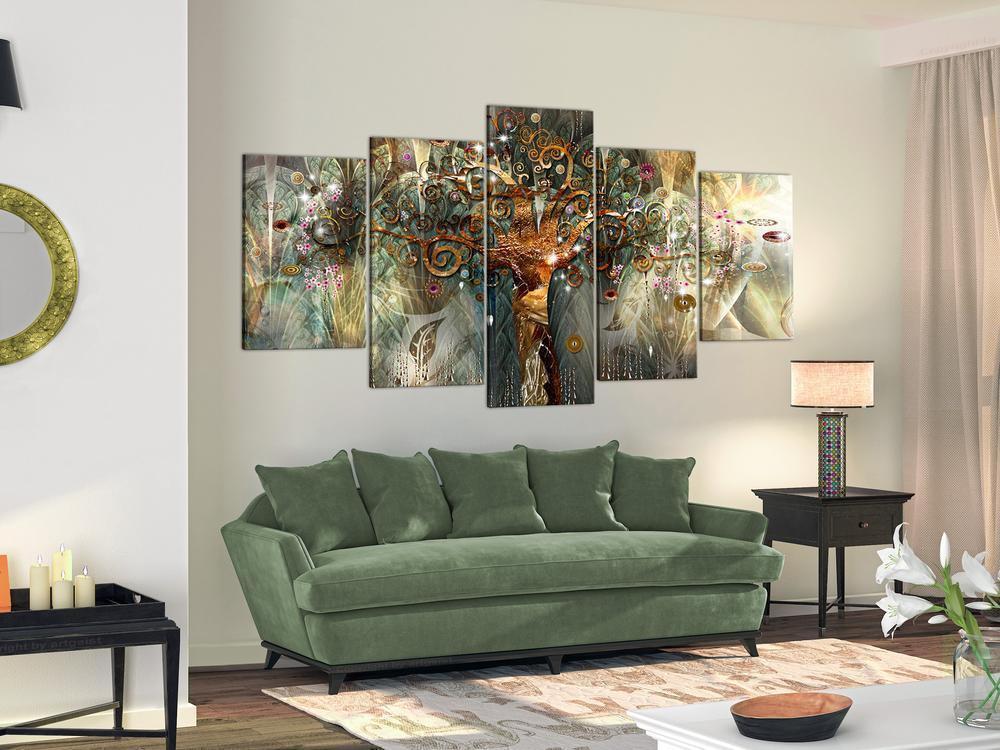 Canvas Print - Golden Tree II-ArtfulPrivacy-Wall Art Collection