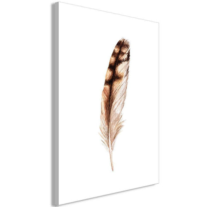Canvas Print - Magic Feather (1 Part) Vertical-ArtfulPrivacy-Wall Art Collection