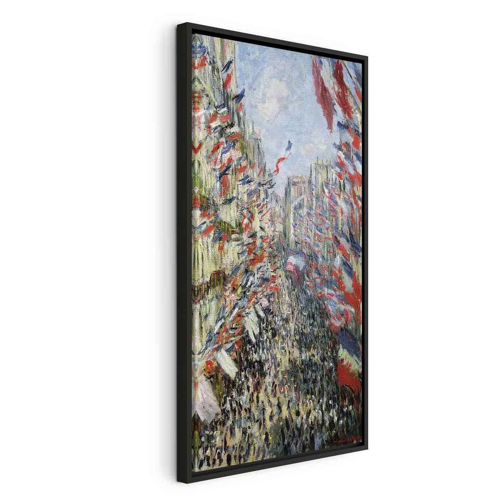 Canvas Print - The Rue Montorgueil Paris Celebration of June (Claude Monet)