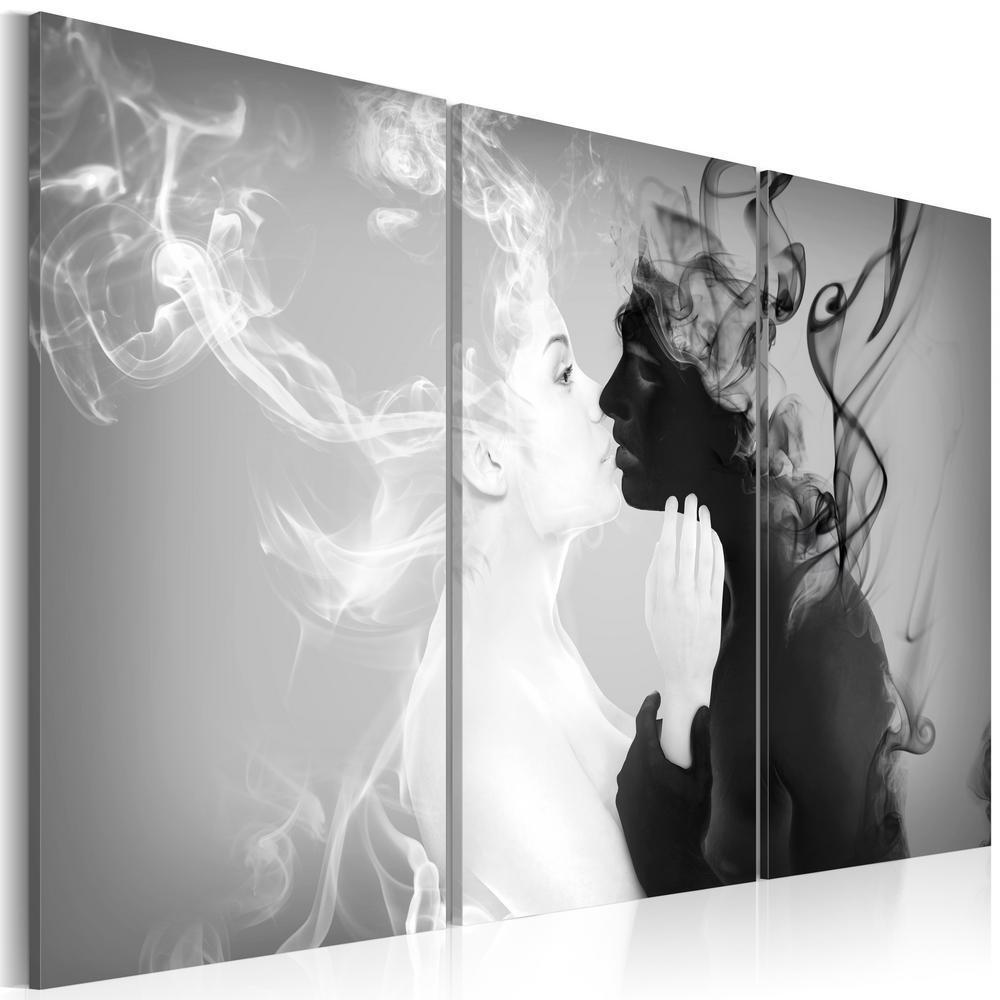 Canvas Print - Smoky kiss-ArtfulPrivacy-Wall Art Collection