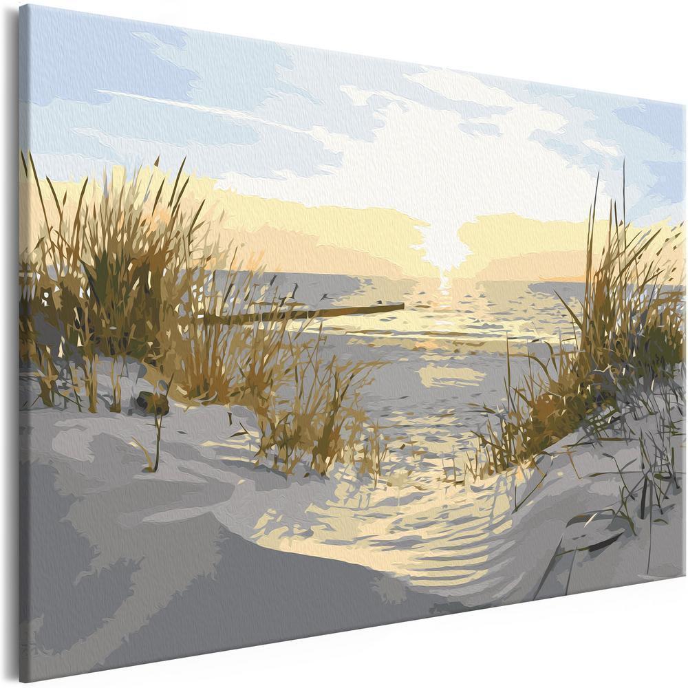 Start learning Painting - Paint By Numbers Kit - On Dunes - new hobby