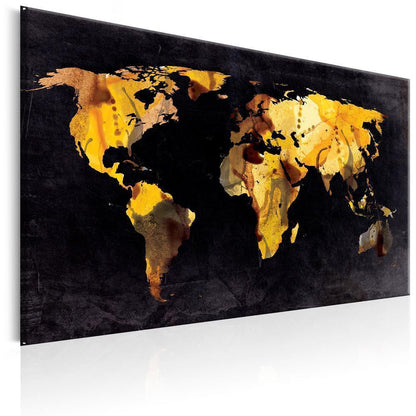 Cork board Canvas with design - Decorative Pinboard - If the World were a desert-ArtfulPrivacy