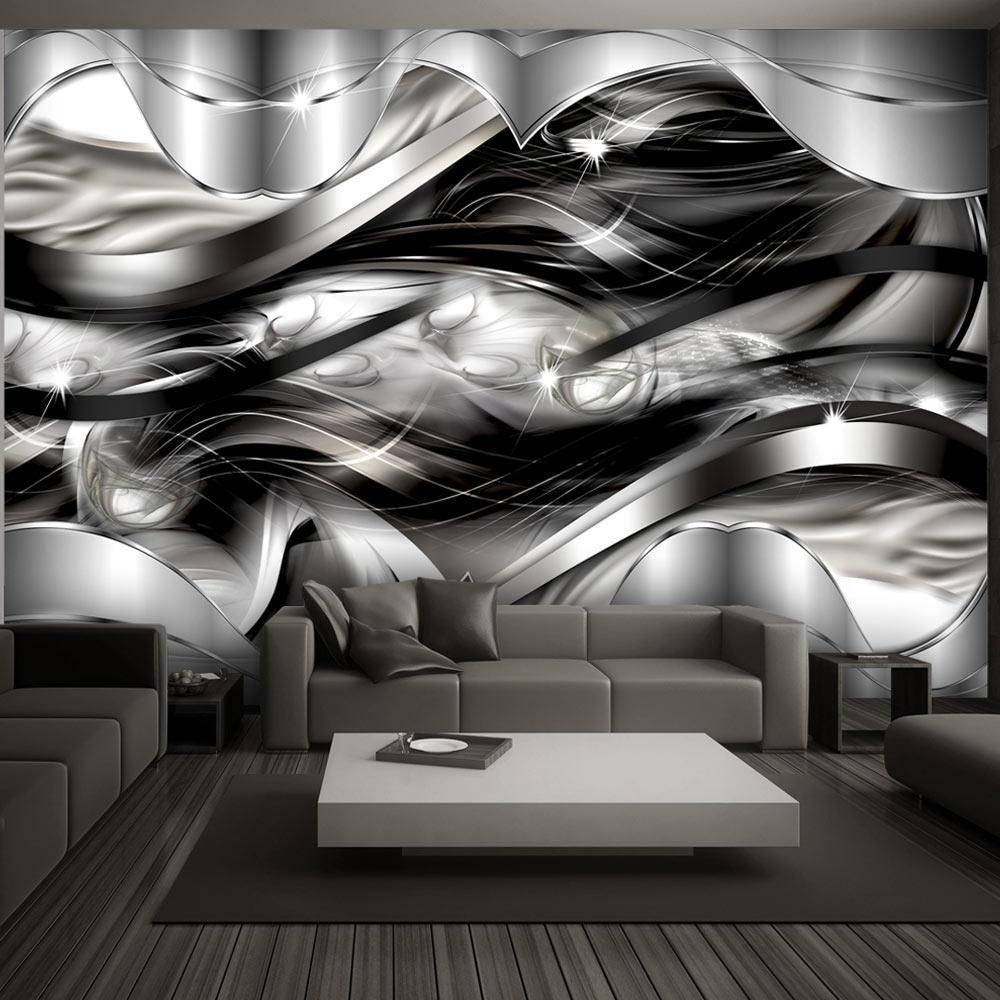 Wall Mural - Platinum fog-Wall Murals-ArtfulPrivacy